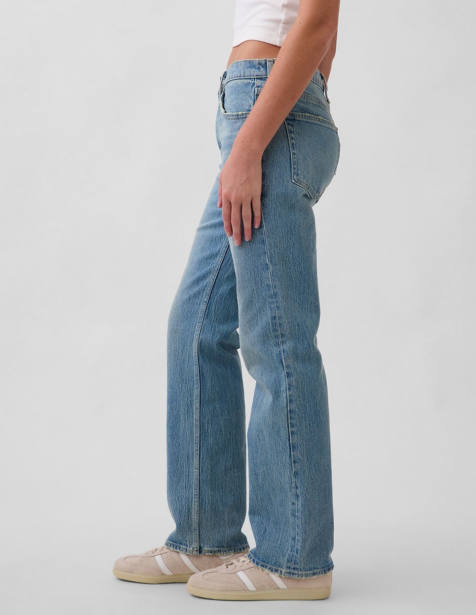 Jeans straight para mujer 3
