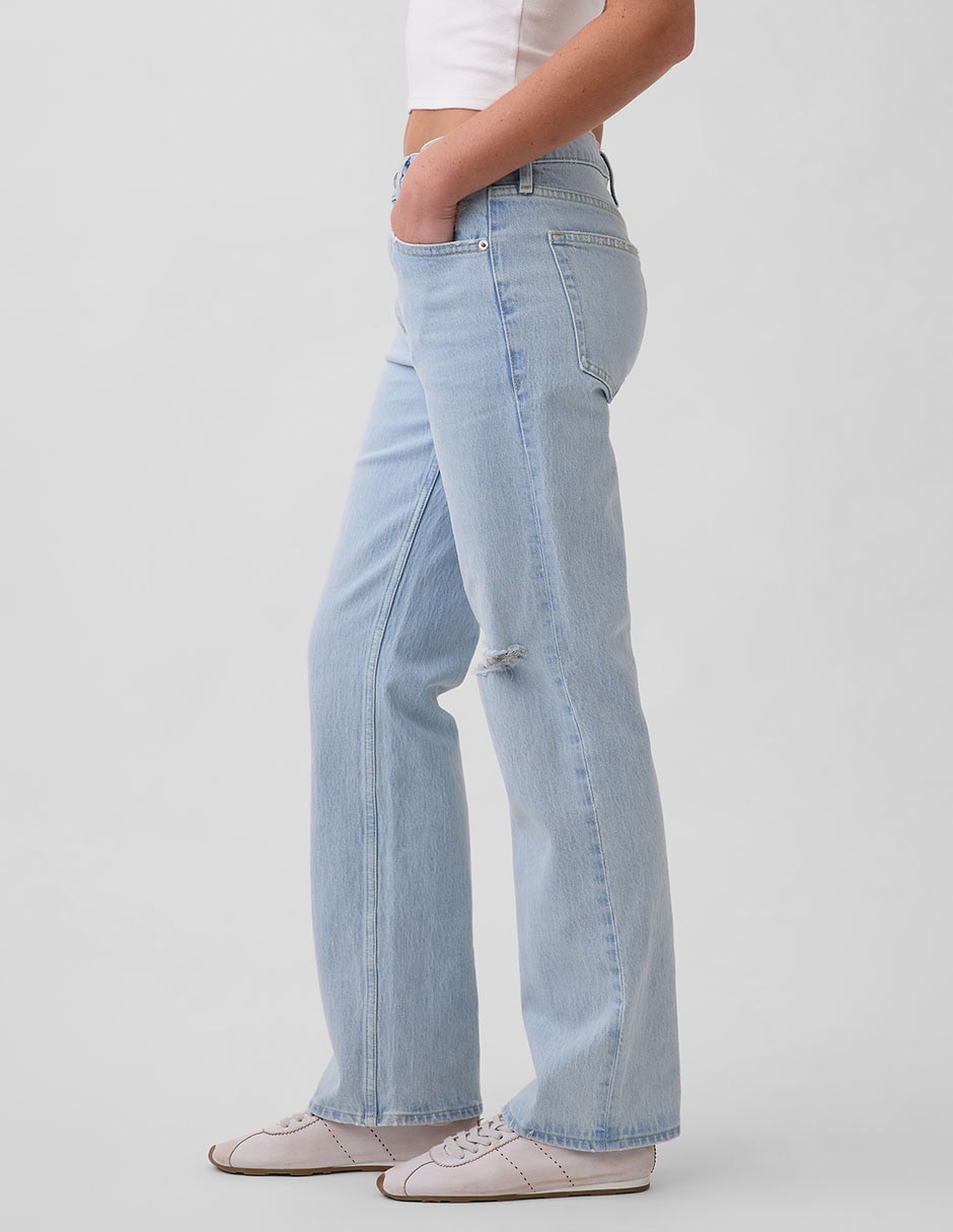 Jeans straight para mujer 3