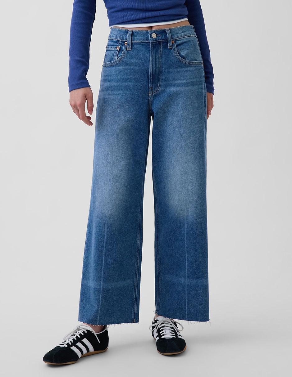 Jeans campana cintura baja para mujer 2