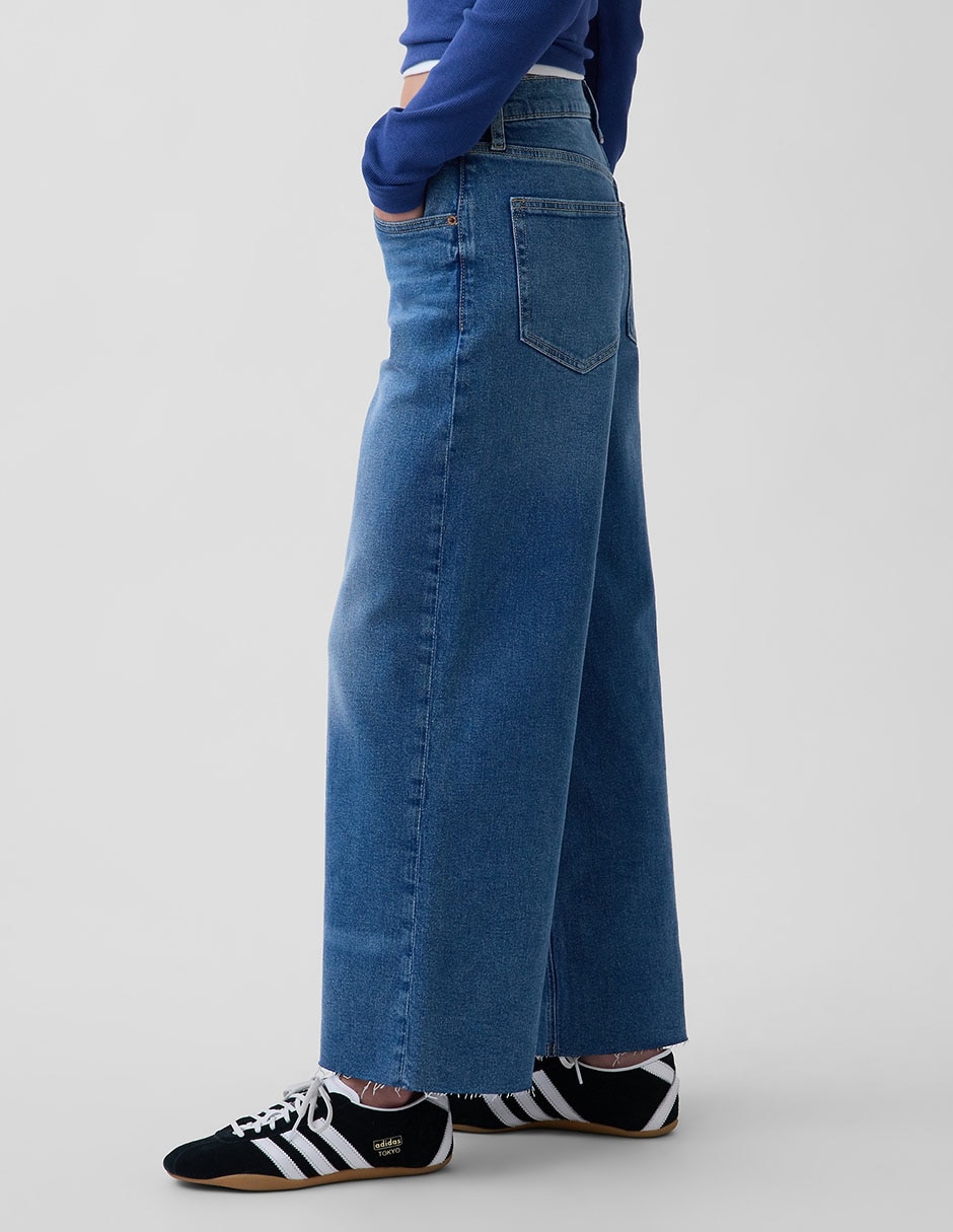 Jeans campana cintura baja para mujer 3