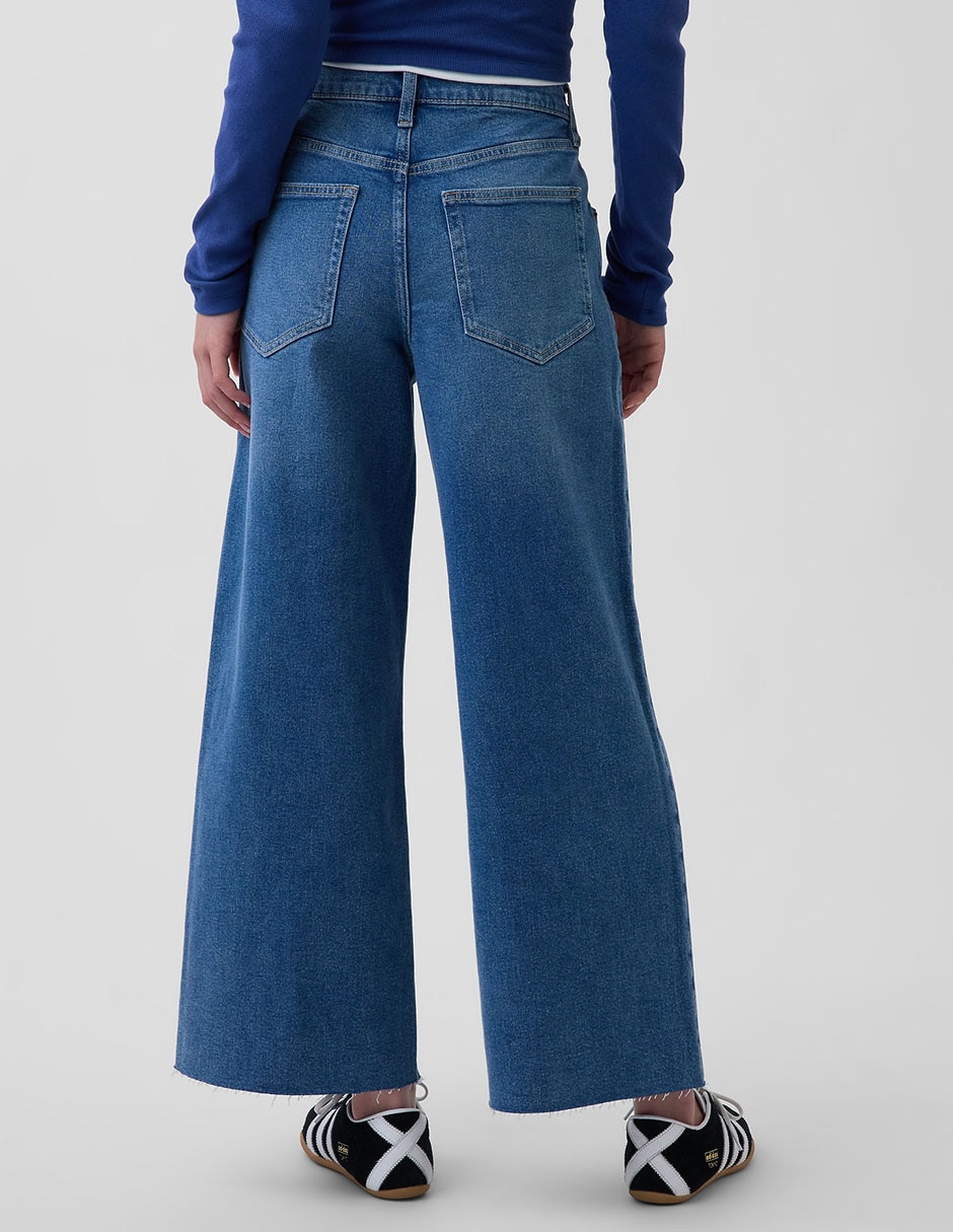 Jeans campana cintura baja para mujer 4