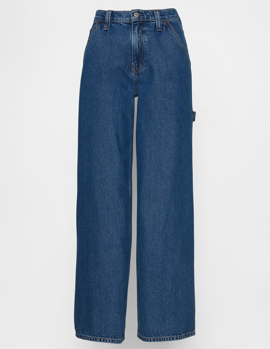 Jeans acampanado baggy para mujer 5