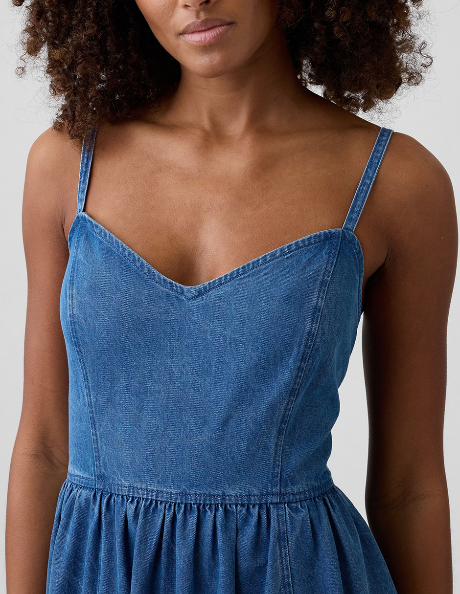 Vestido crop casual para mujer