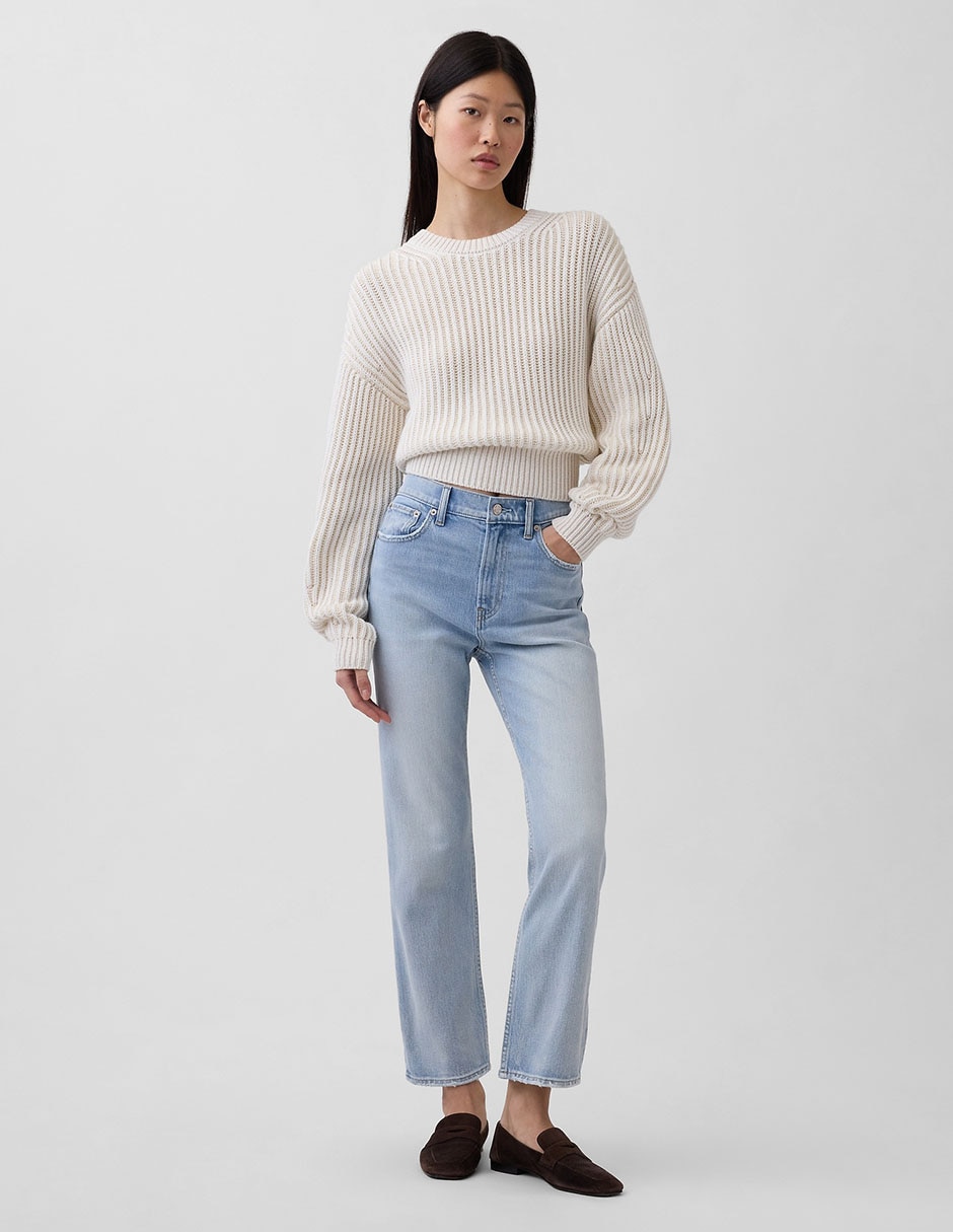 Jeans straight para mujer 2