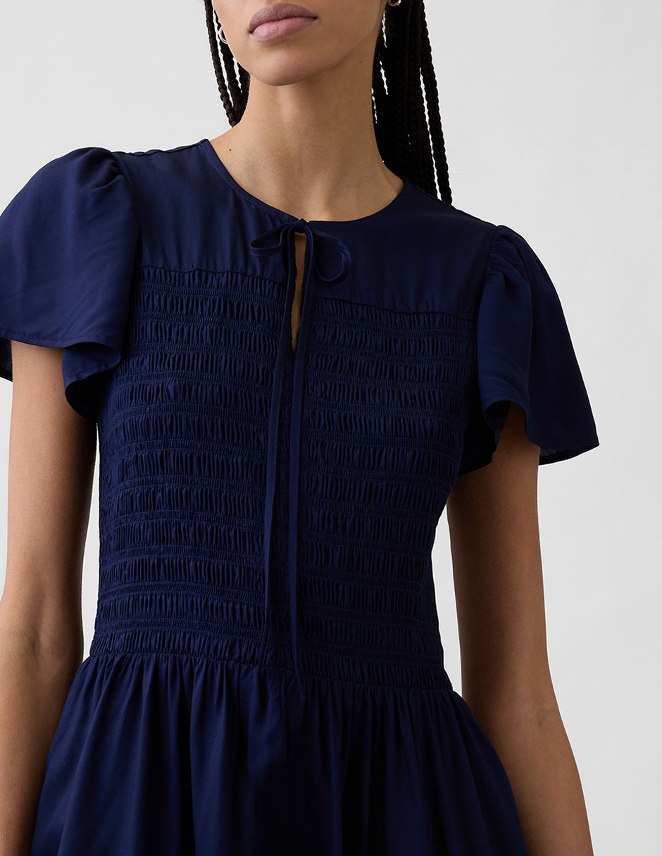 VESTIDO GAP 870781 RAY, M, AZUL MARINO