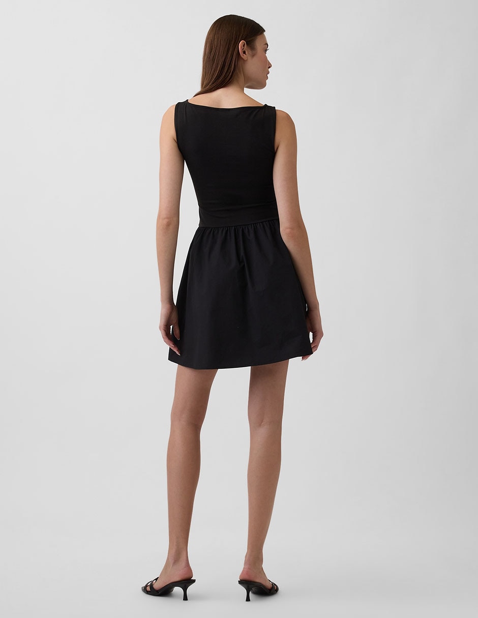 Vestido corto de fiesta escote regular 2