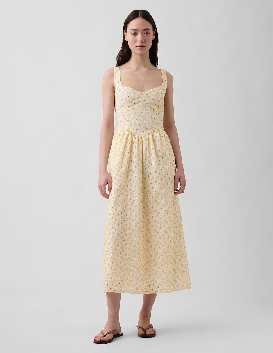 Vestido midi casual para mujer