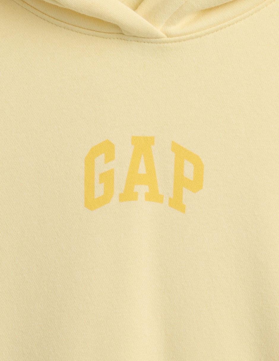 SUDADERA GAP 880827 LOGO, G, AMARILLO