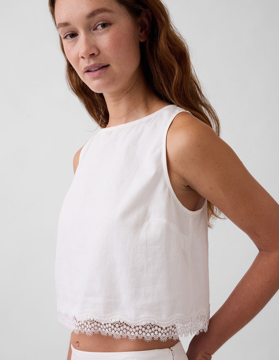 Blusa sin manga para mujer 4