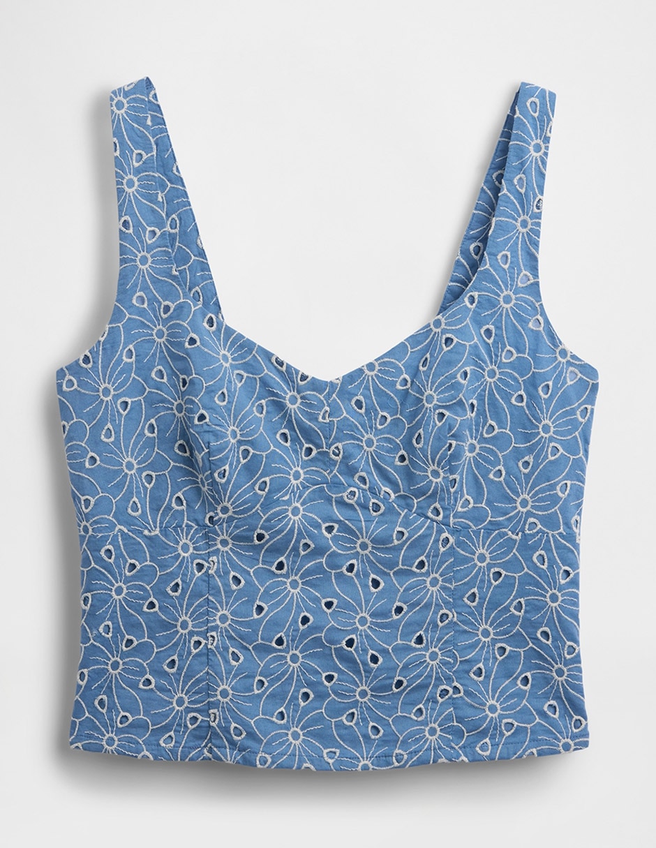 Blusa sin manga para mujer 7