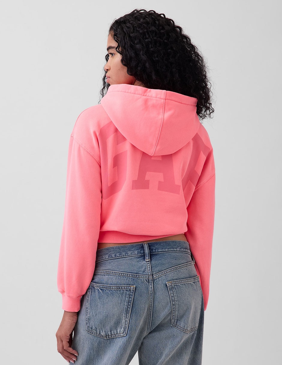SUDADERA GAP 880827 LOGO REGU, M, ROSA