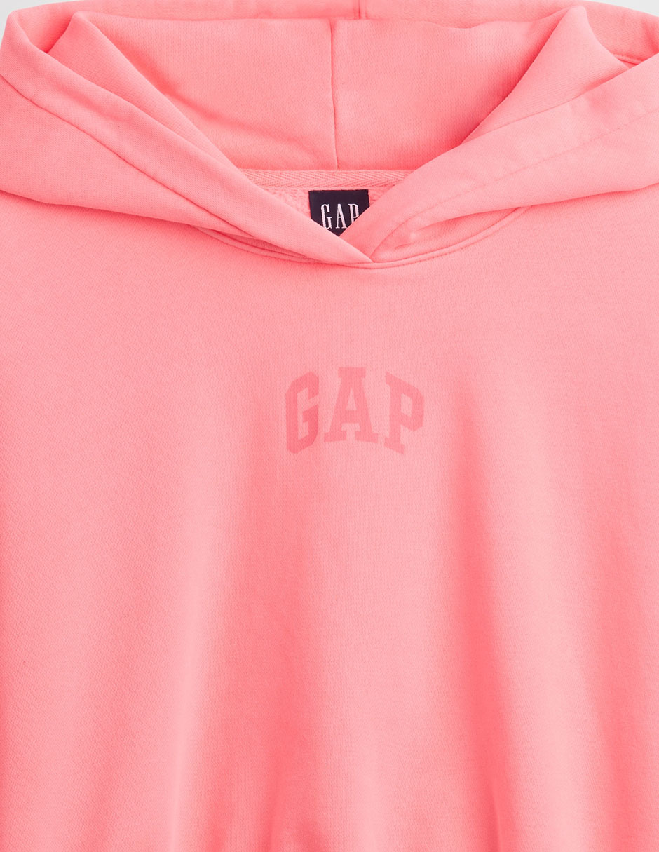 SUDADERA GAP 880827 LOGO REGU, M, ROSA