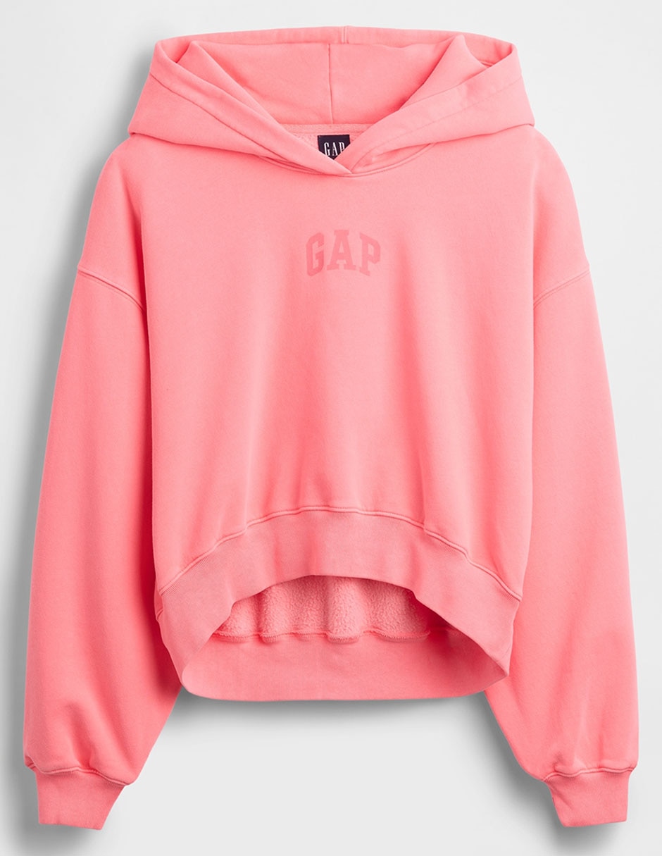 SUDADERA GAP 880827 LOGO REGU, M, ROSA