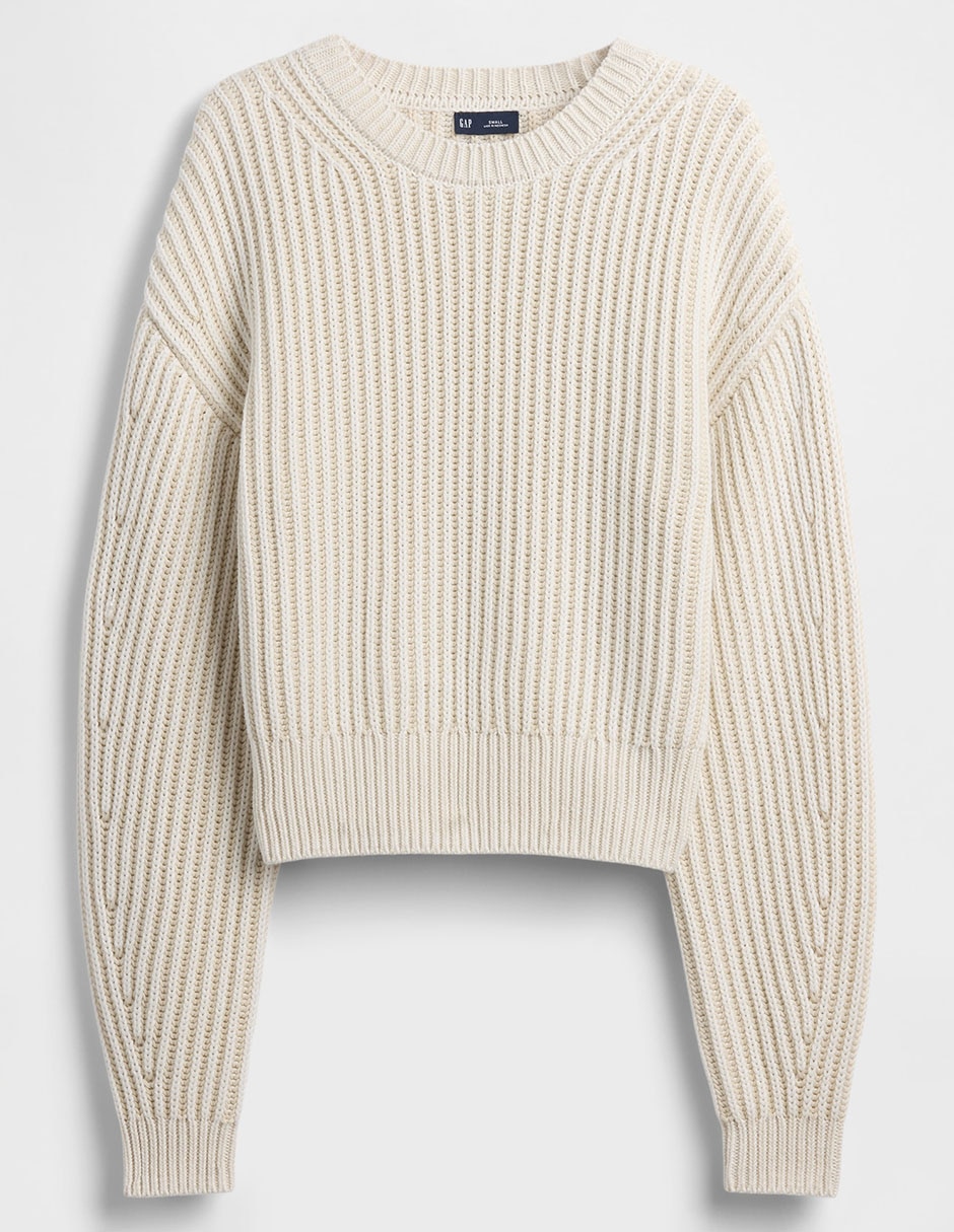 Suéter cuello redondo para mujer 5