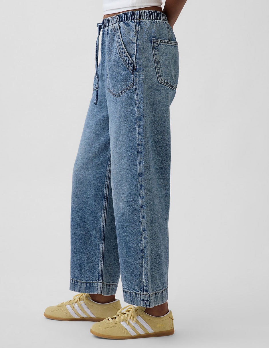 Jeans relaxed loose cintura para mujer 3