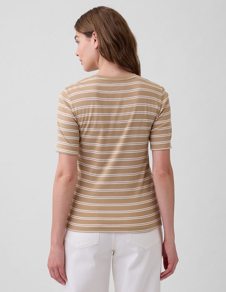 PLAYERA GAP 886005 LISO RE, XCH, KHAKI