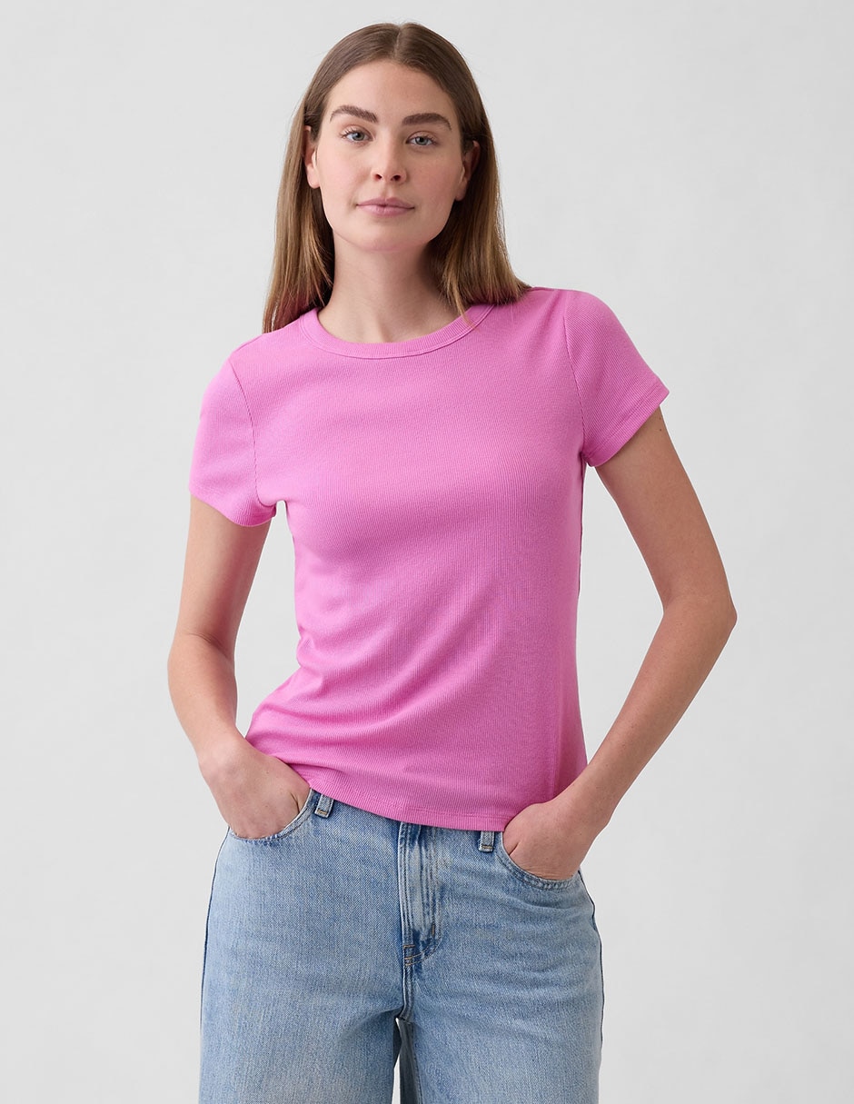 Playera cuello redondo para mujer Playera cuello redondo para mujer