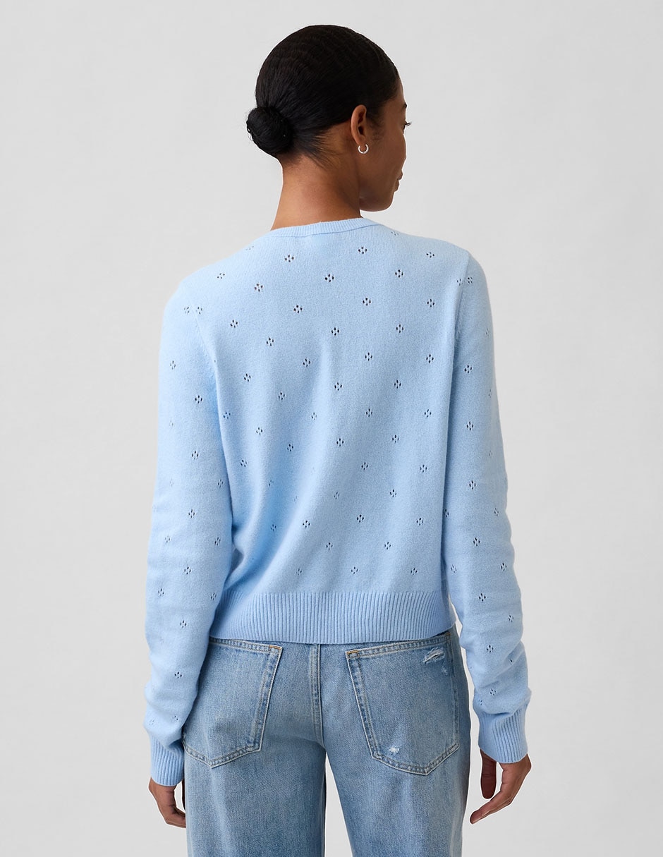 Suéter cuello redondo para mujer 2
