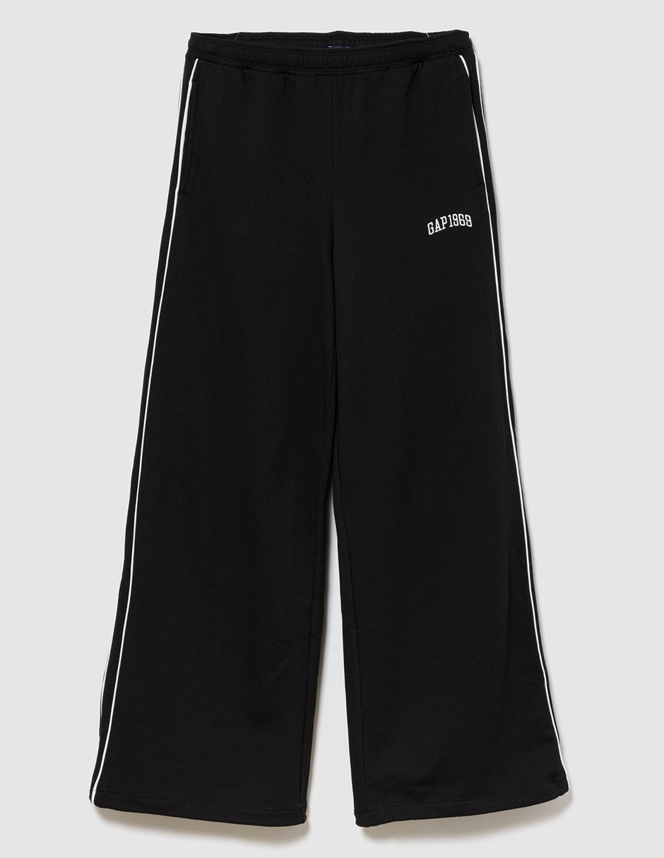 Pants acampanado con elástico para mujer