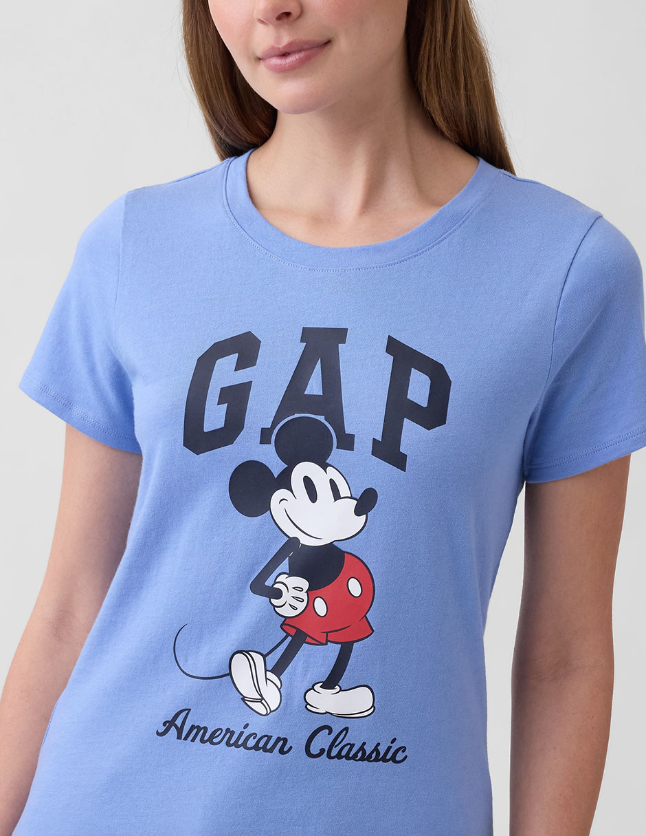 Playera manga corta cuello redondo para mujer 3