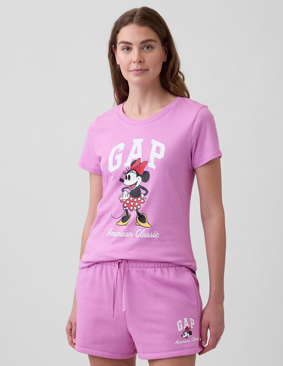 Playera manga corta cuello redondo para mujer Playera manga corta cuello redondo para mujer