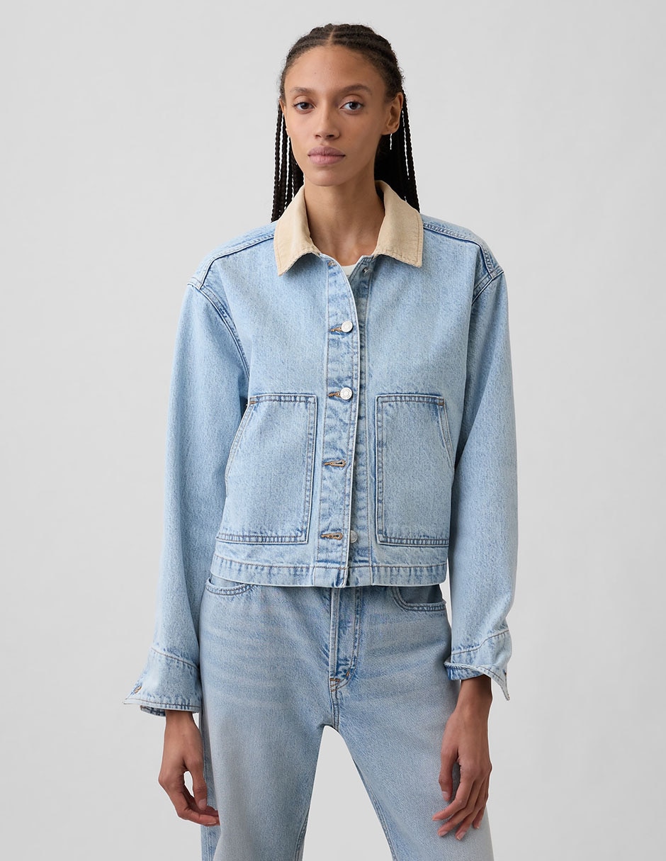 Chamarra denim para mujer