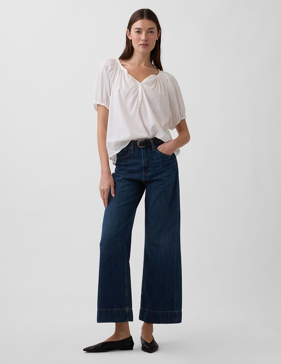 Blusa manga corta para mujer 3