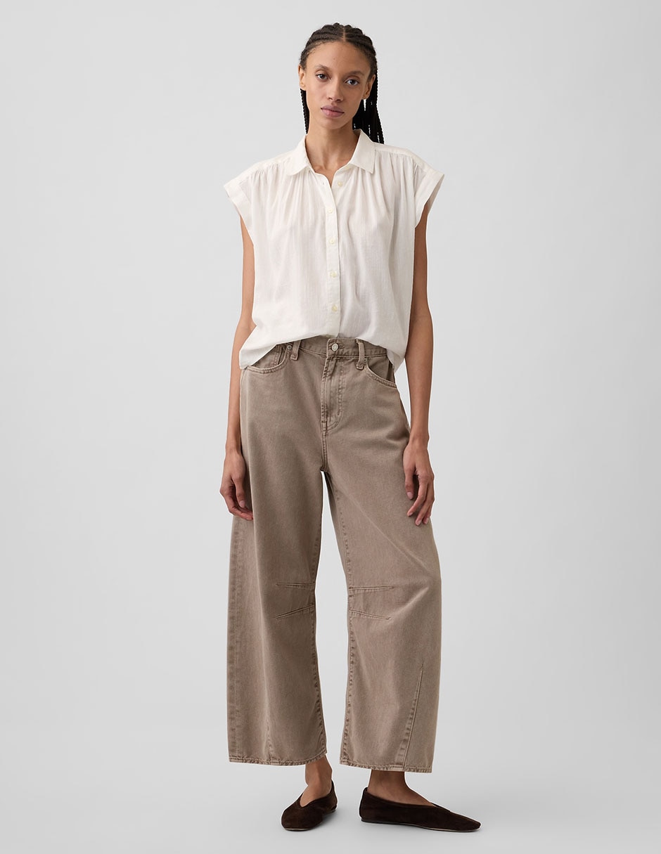 Blusa manga corta para mujer 2