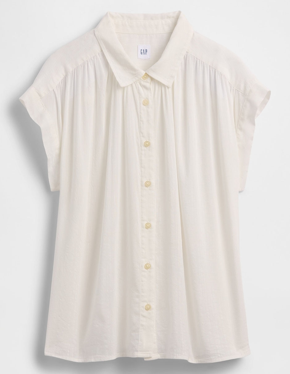 Blusa manga corta para mujer 4