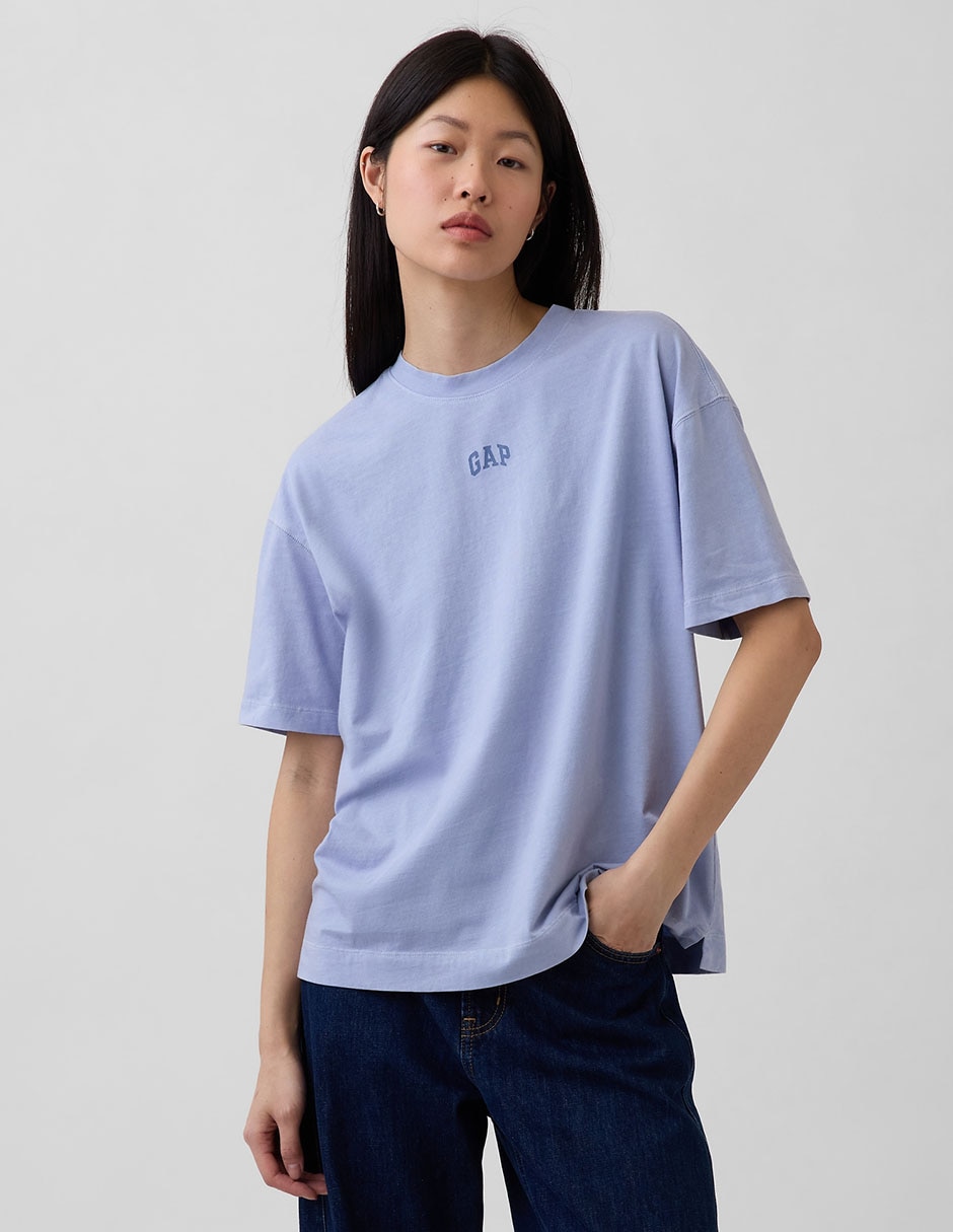 Playera manga corta cuello redondo para mujer Playera manga corta cuello redondo para mujer
