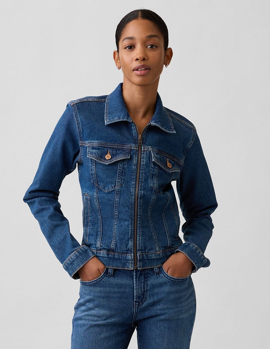 Chamarra denim para mujer