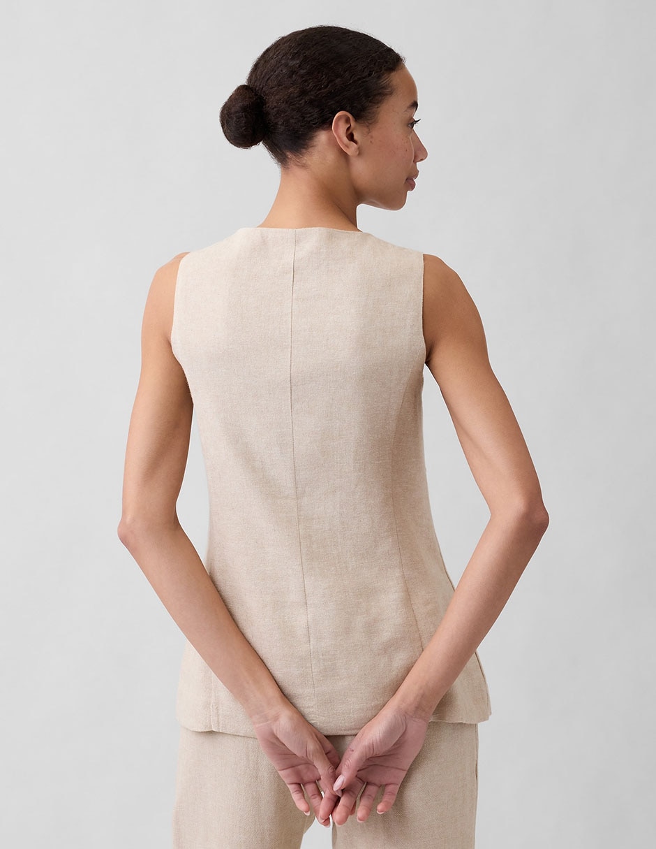 CHALECO GAP 887666 MEZCLA MA, G, BEIGE