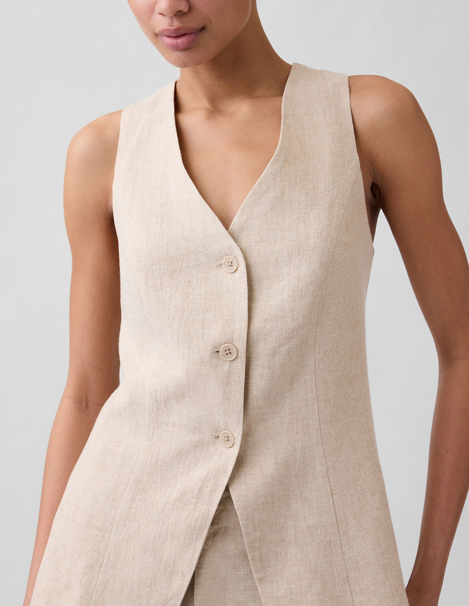 CHALECO GAP 887666 MEZCLA MA, G, BEIGE