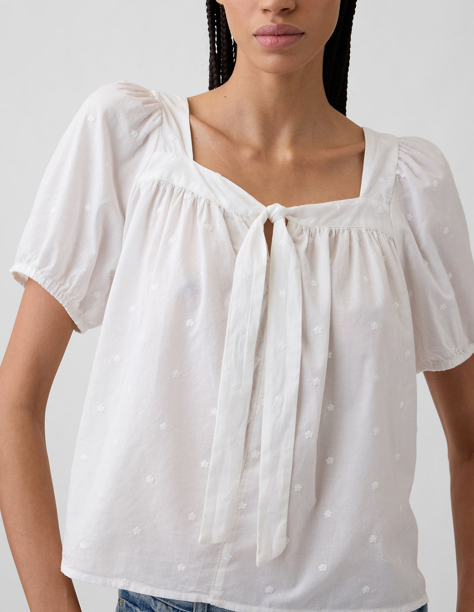 Blusa manga corta para mujer