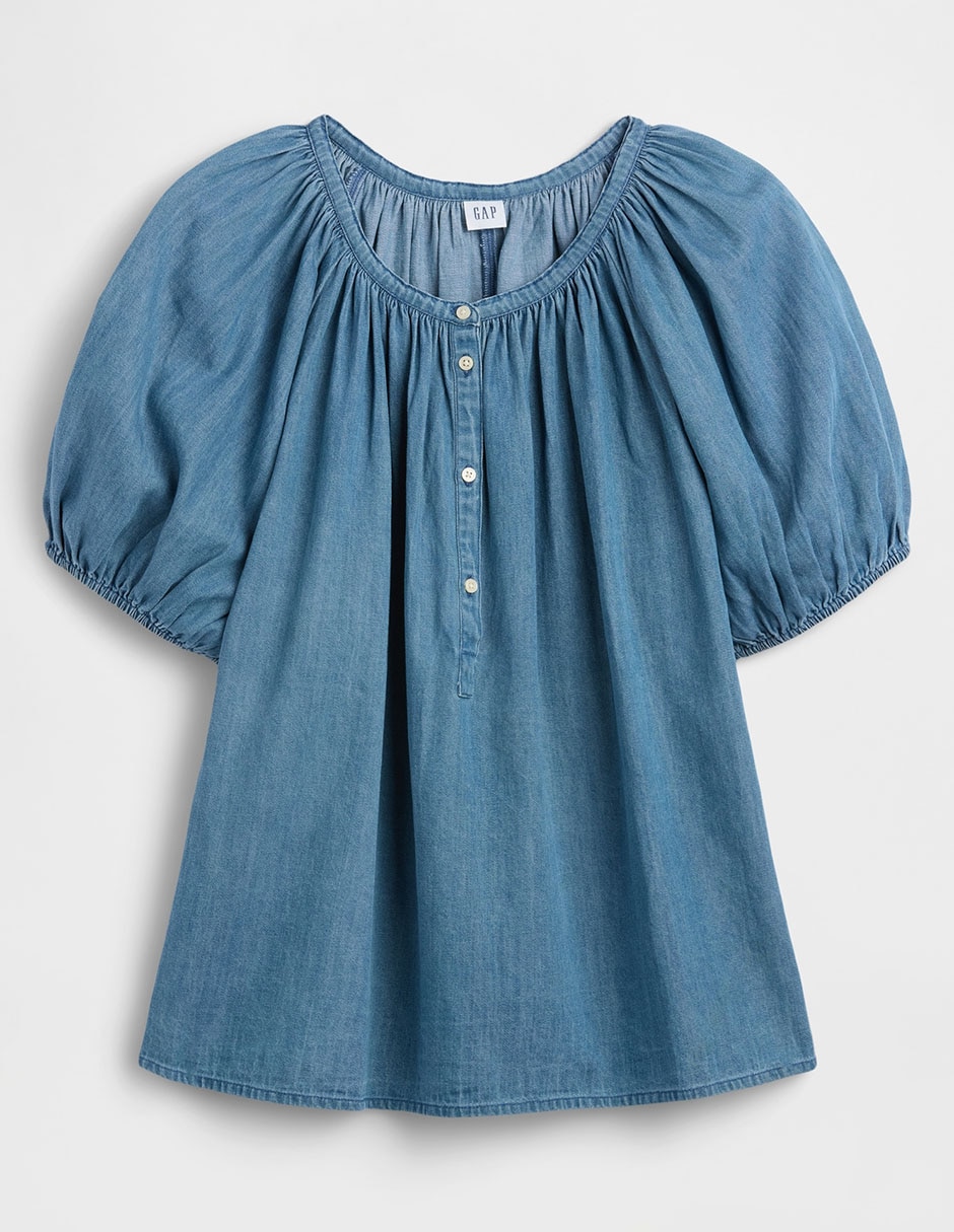 Blusa manga corta para mujer