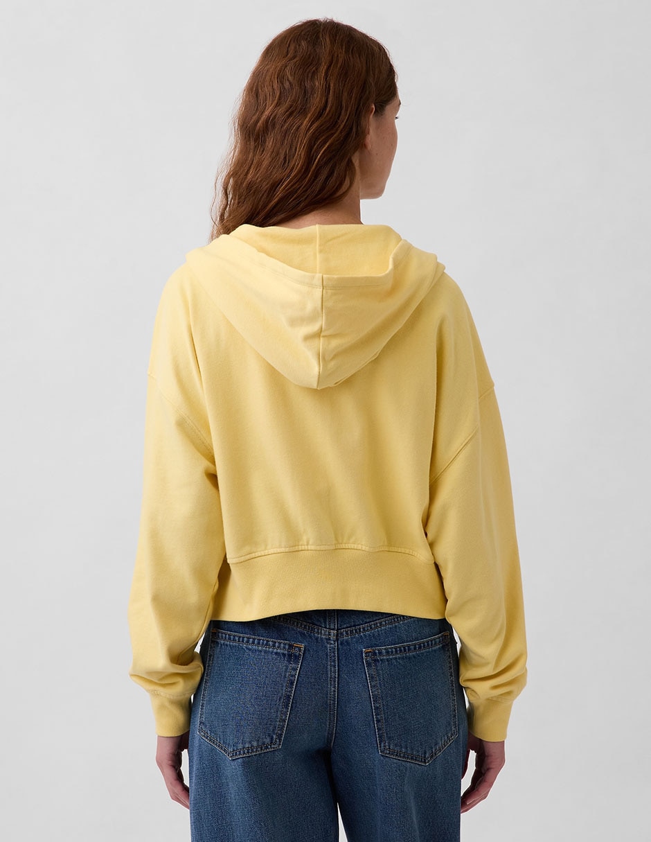 SUDADERA GAP 887723 LISO, CH, AMARILLO