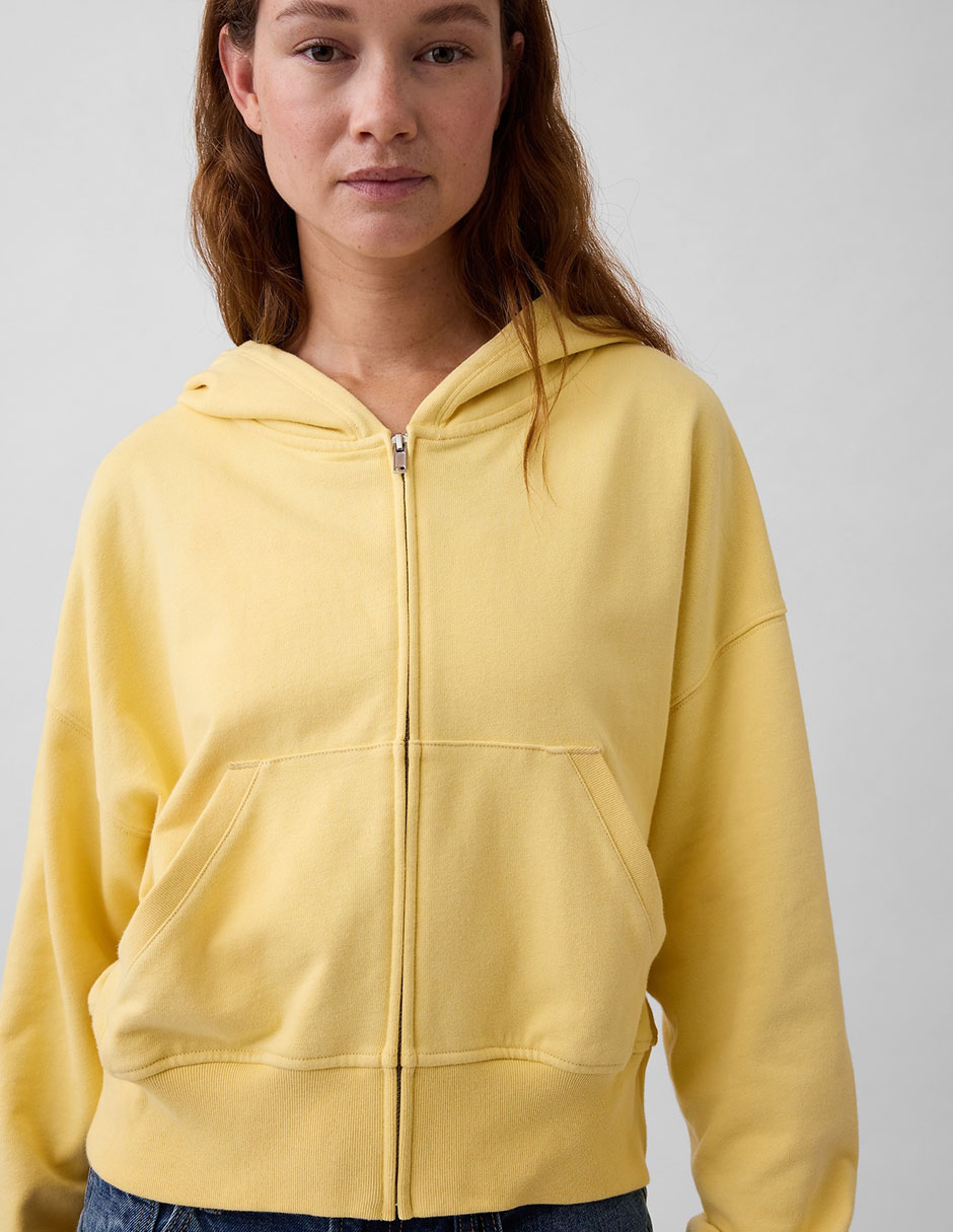 SUDADERA GAP 887723 LISO, CH, AMARILLO