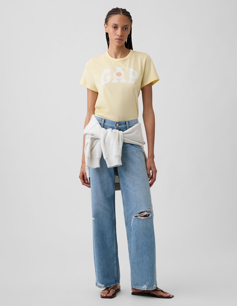 PLAYERA GAP 887734 LOGO, CH, AMARILLO