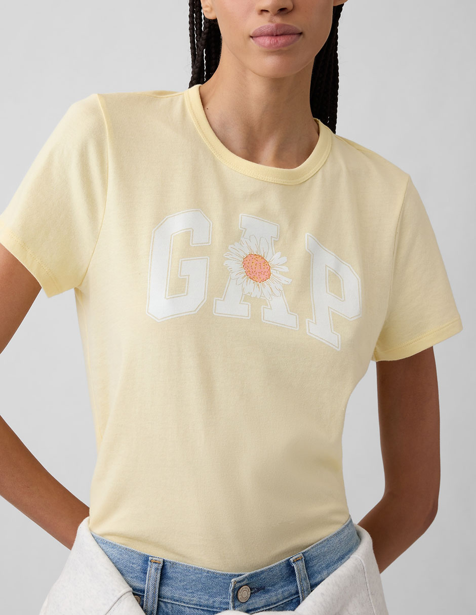 PLAYERA GAP 887734 LOGO, CH, AMARILLO