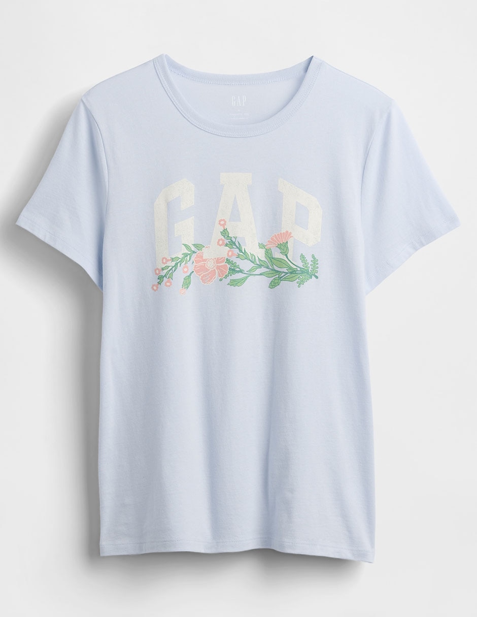 Playera manga corta cuello redondo para mujer 5