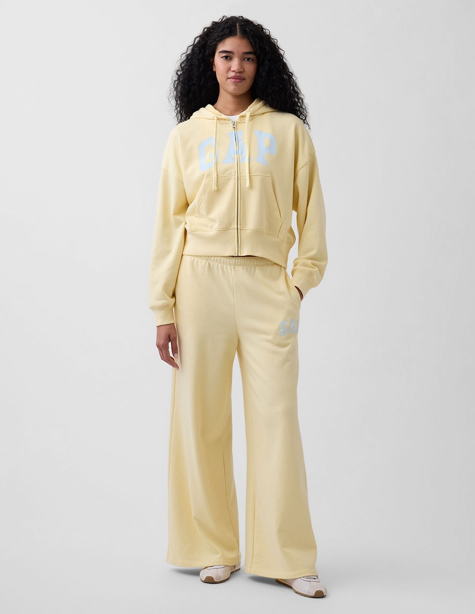 Sudadera con capucha y bolsa para mujer
