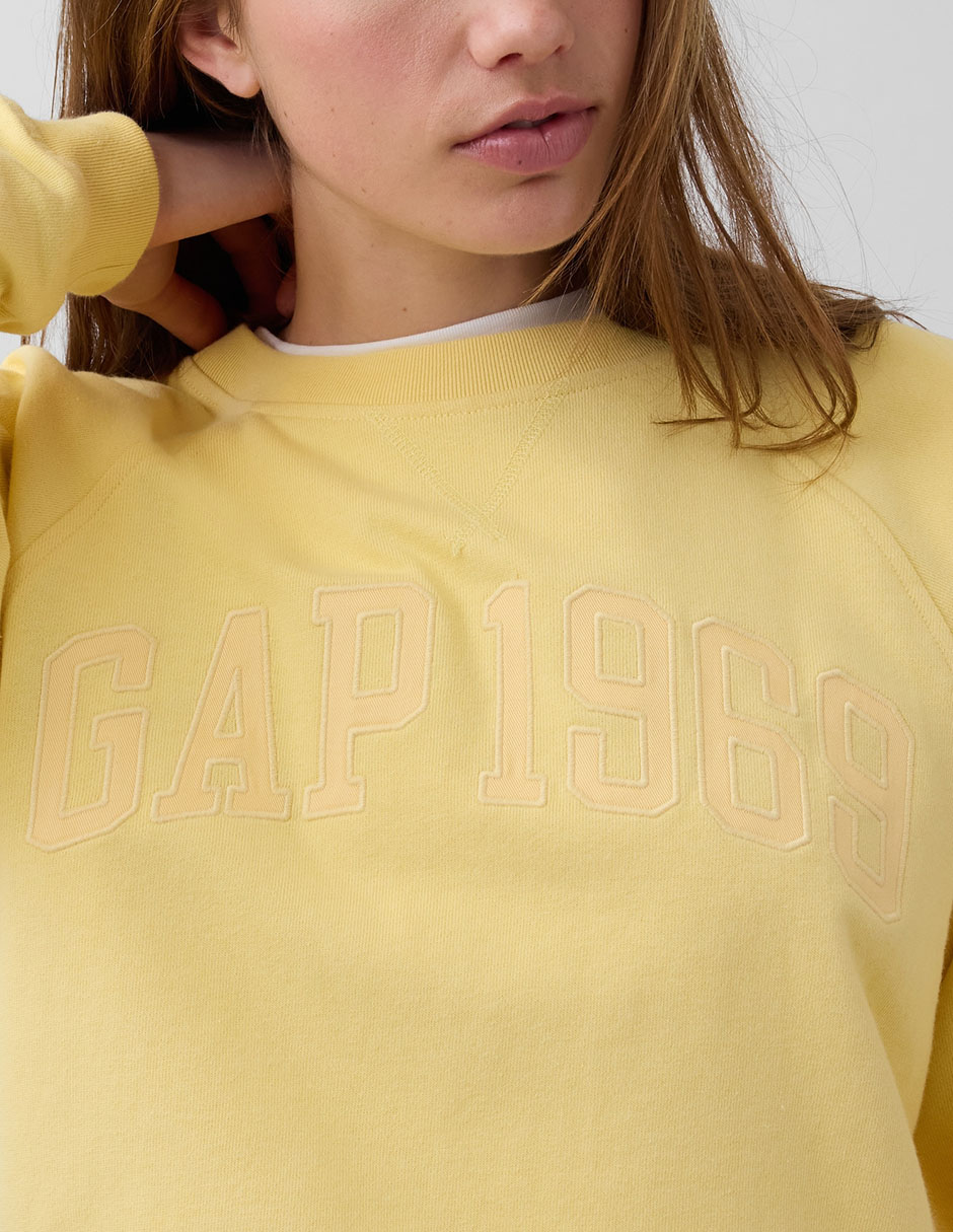SUDADERA GAP 888007 LOG, XCH, AMARILLO