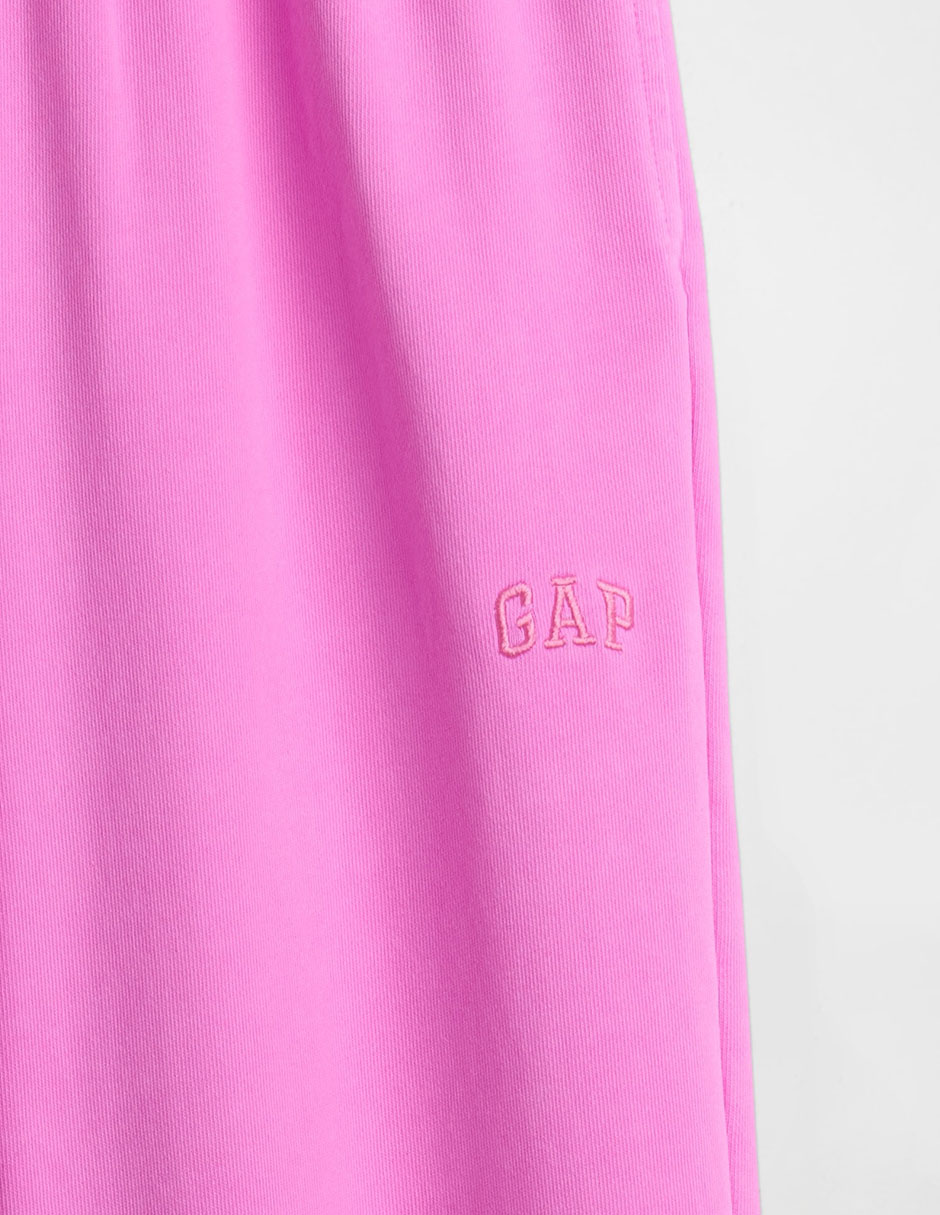 Pants regular con elástico para mujer 5