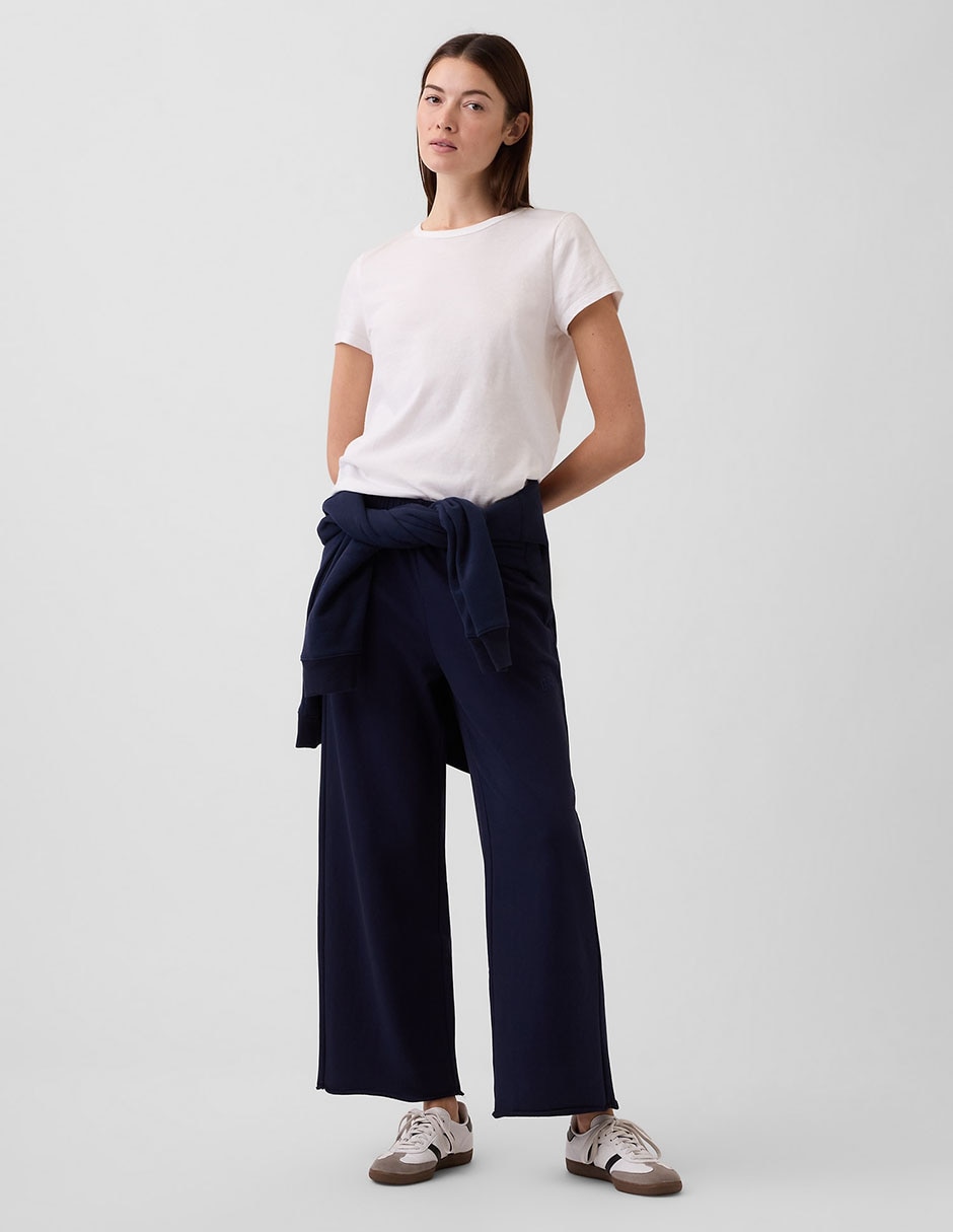Pants regular con elástico para mujer