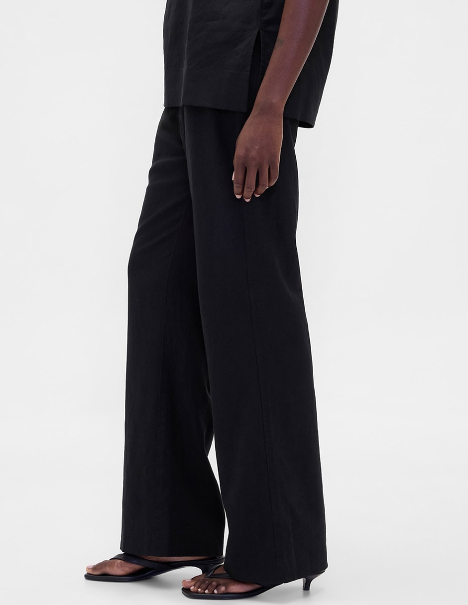 Pantalón de vestir wide leg para mujer 3