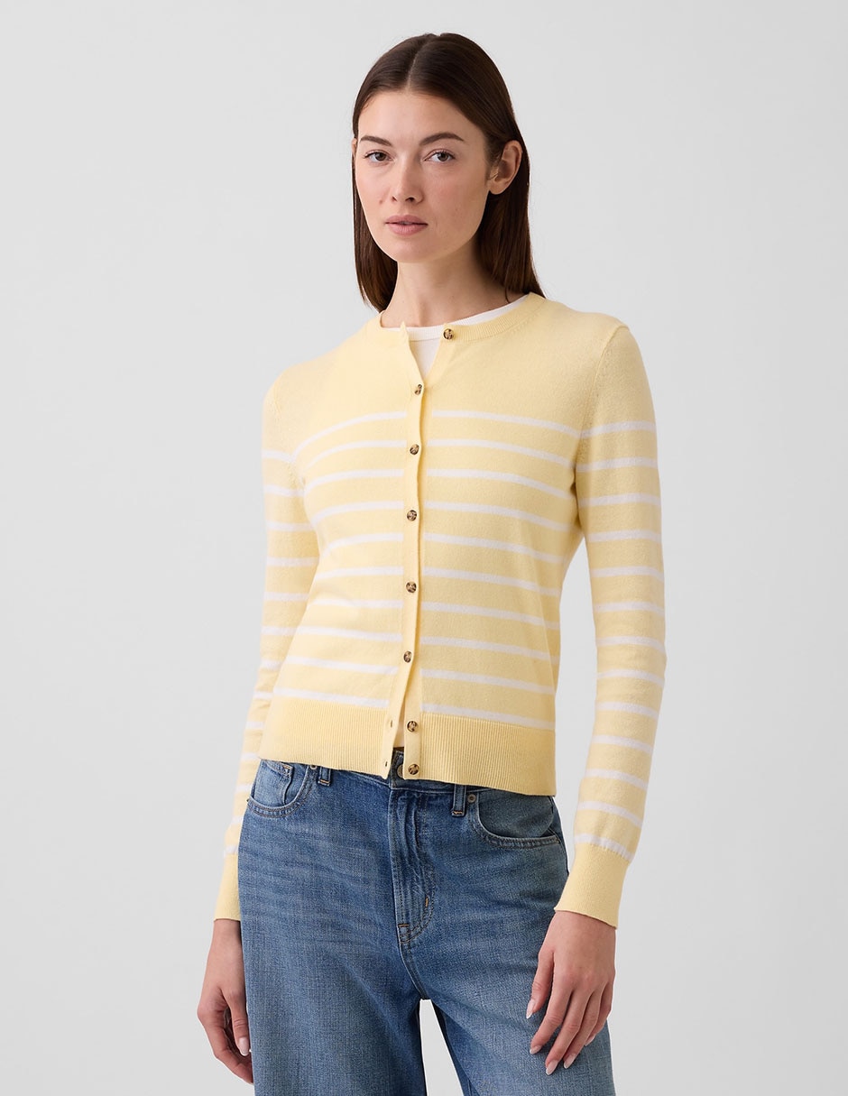 Suéter cuello redondo para mujer