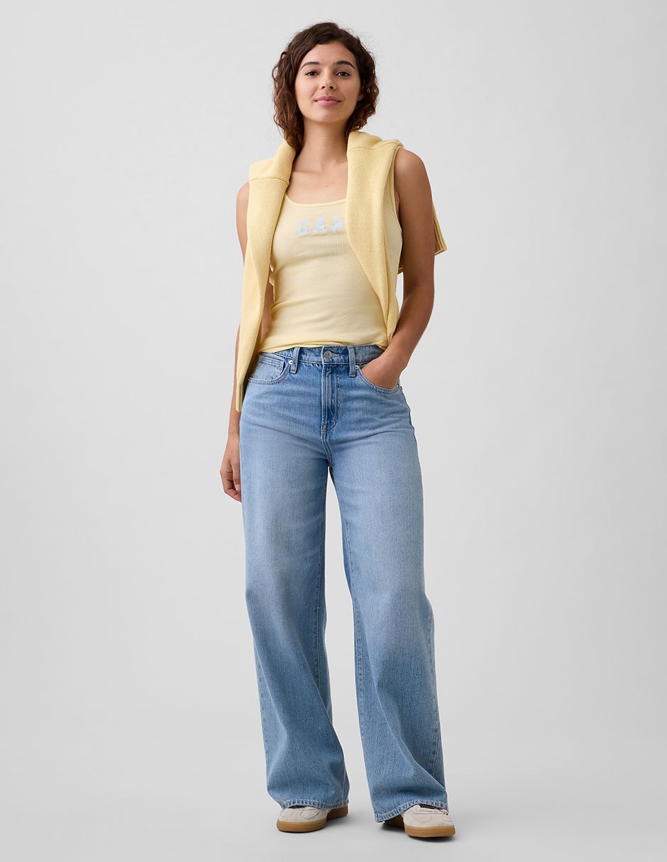 PLAYERA GAP 585421 LOGO, XCH, AMARILLO