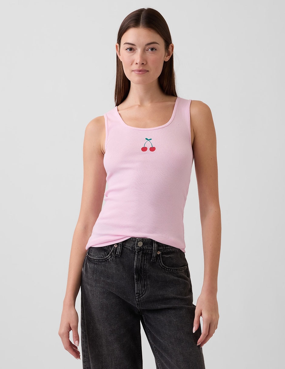 Playera cuello redondo para mujer