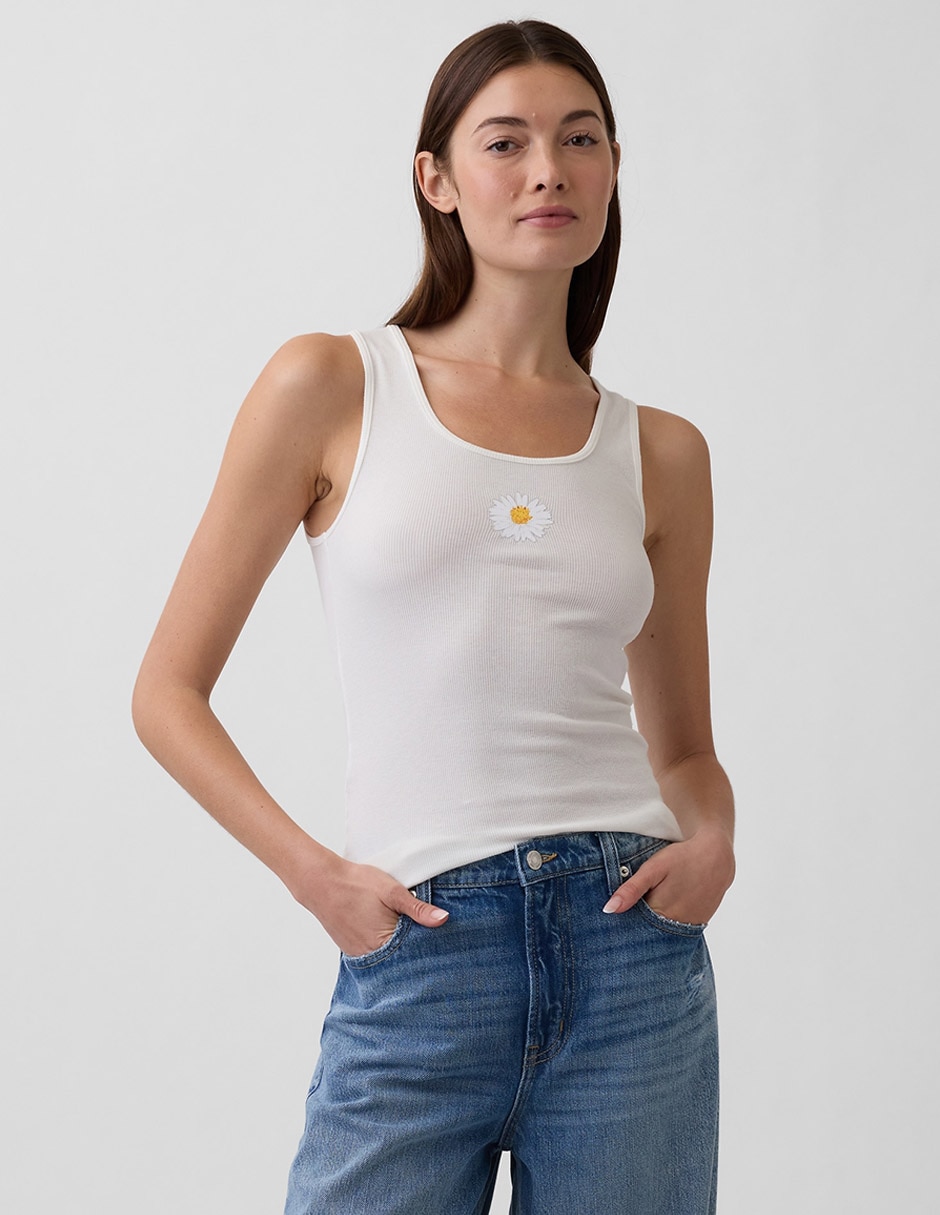 Playera cuello cuadrado para mujer