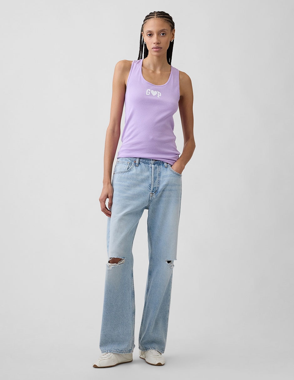 PLAYERA GAP 585421.H, CH, MORADO CLARO